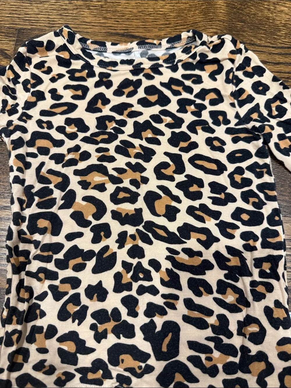 Posh Peanut Leopard Print Pajama Set 12-18 Months